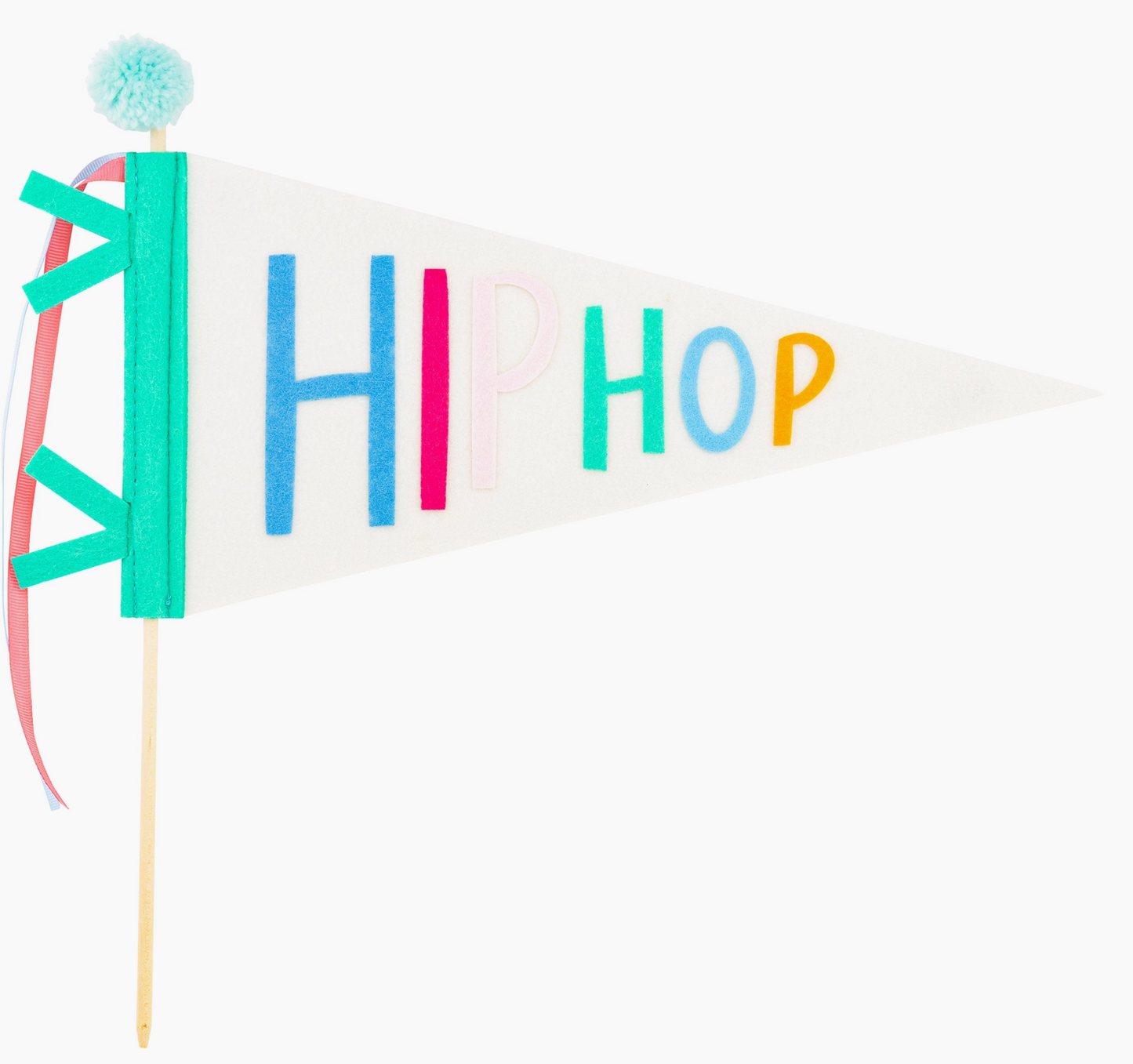 Hip Hop Felt Pennant