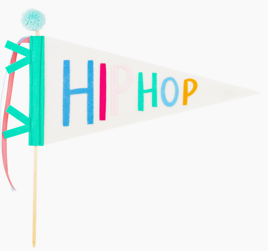 Hip Hop Felt Pennant
