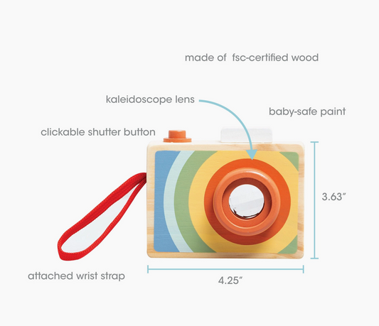 Wooden Play Camera