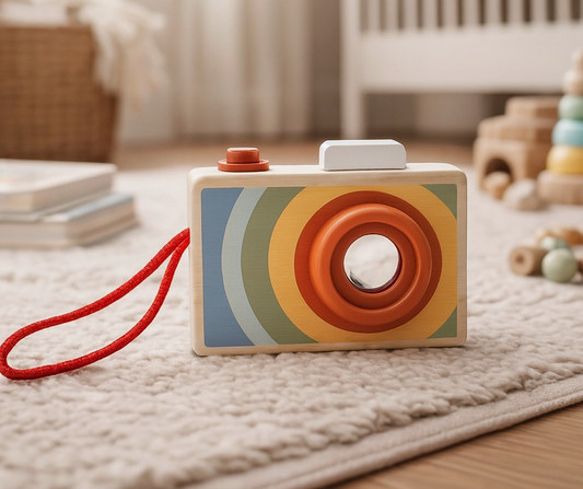 Wooden Play Camera