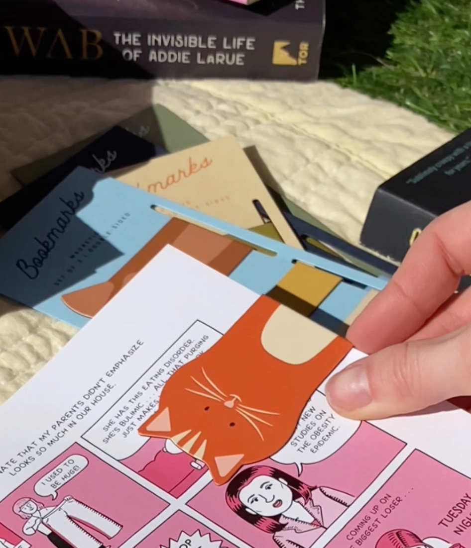 Cat Magnetic Bookmark Set
