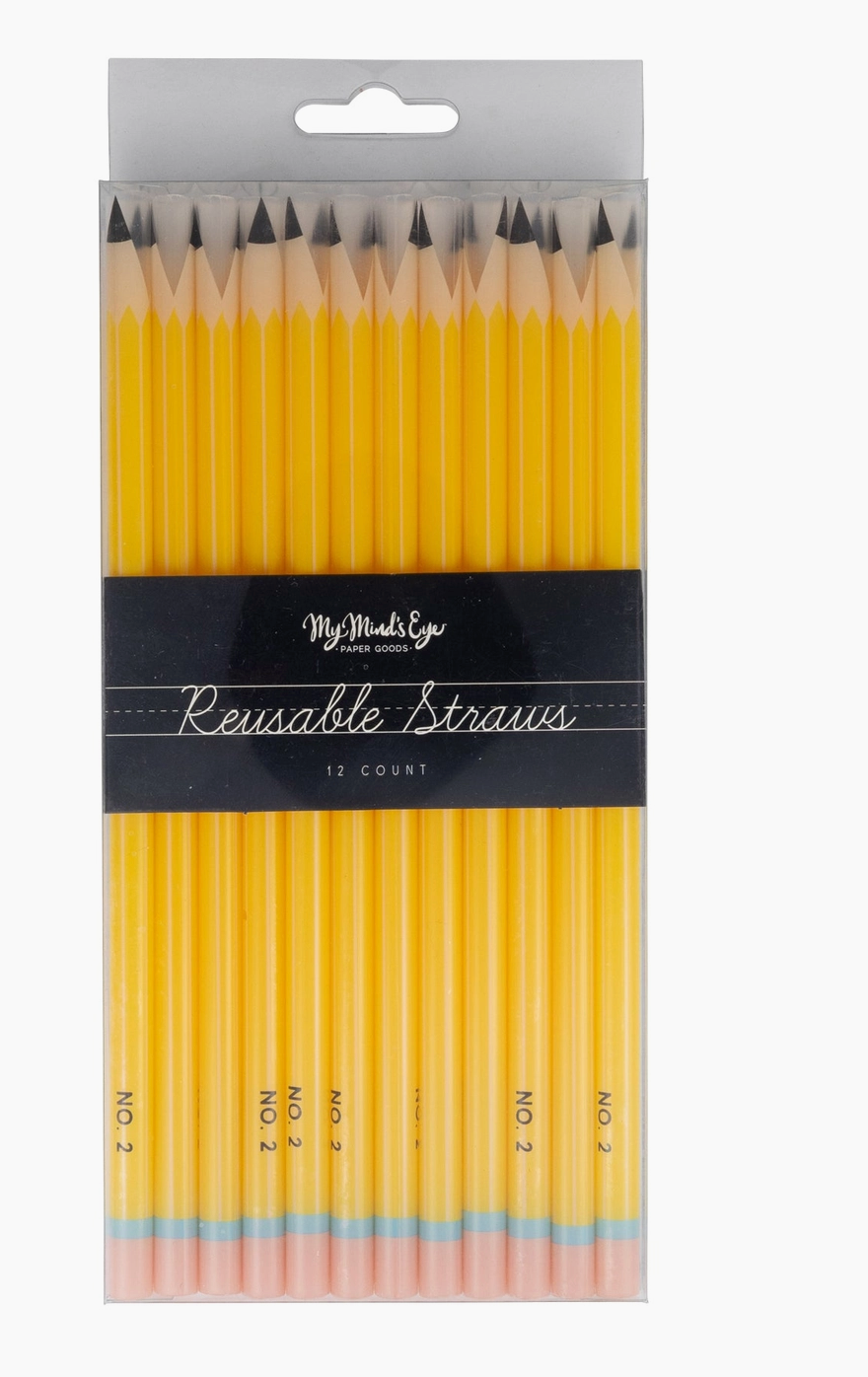 Reusable Pencil Straws