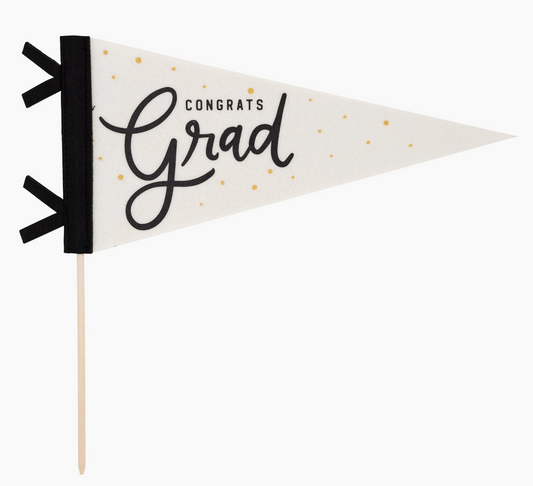 Congrats Grad Felt Banner