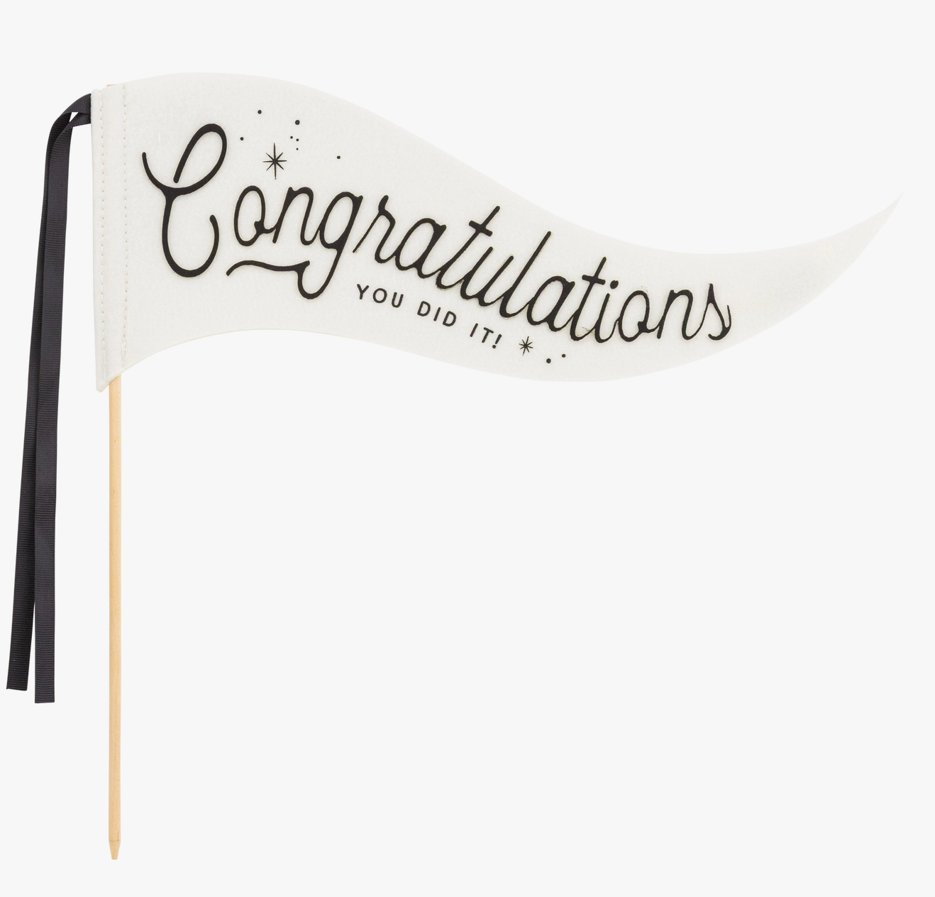 You Did It Felt Banner