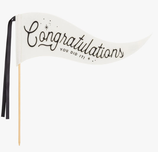 You Did It Felt Banner