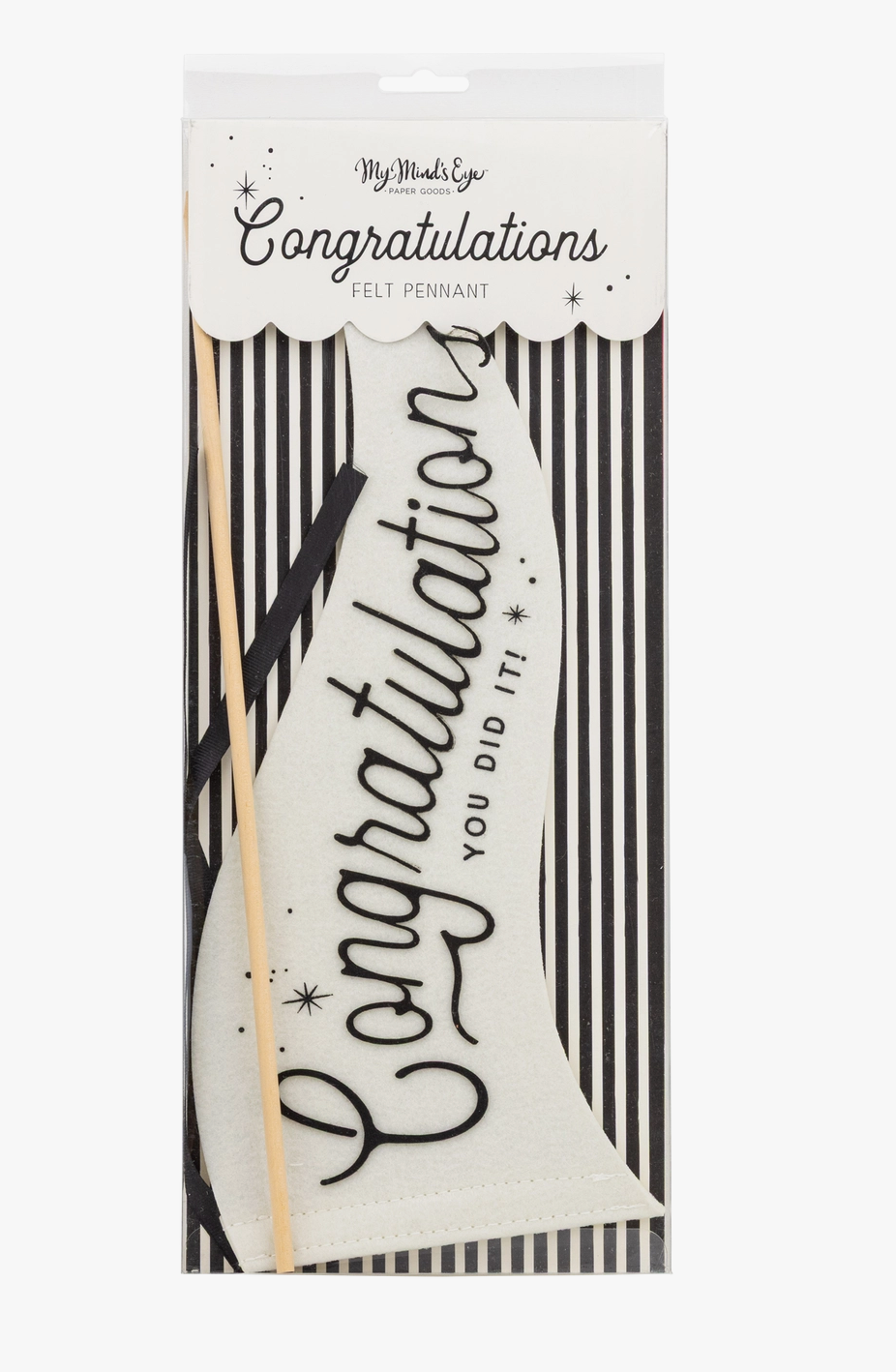 You Did It Felt Banner