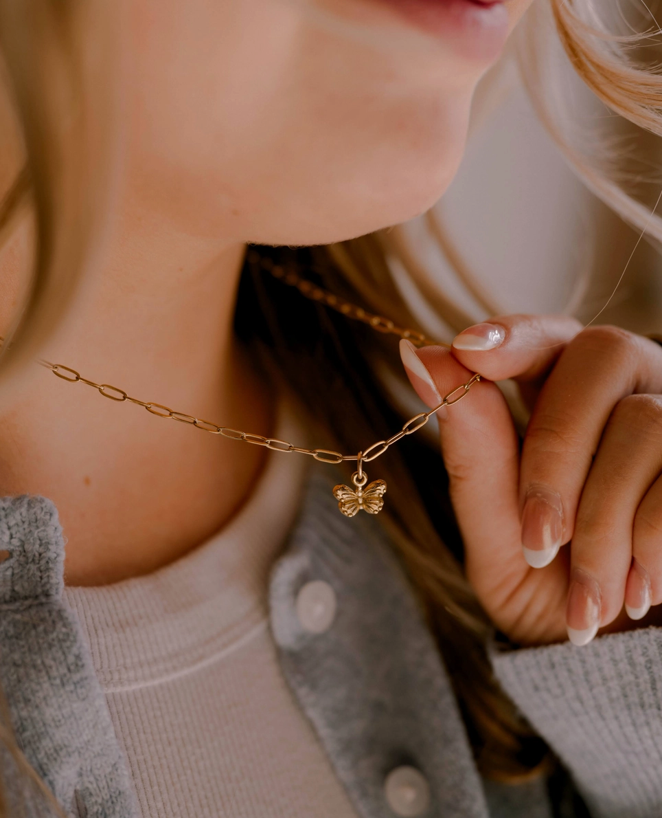 Made New Butterfly Necklace