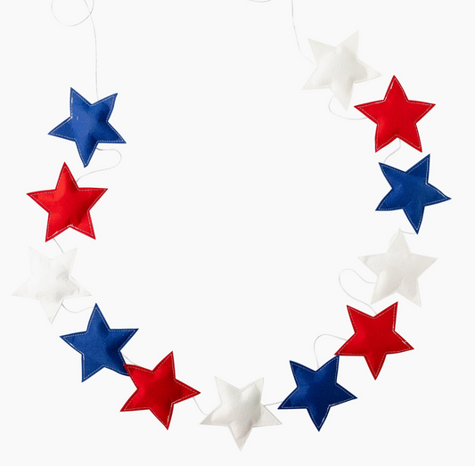 Puffy Star Felt Banner