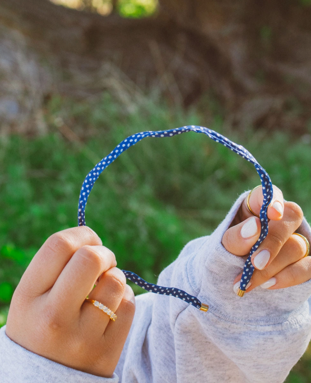Squiggle Polka Dot Headband