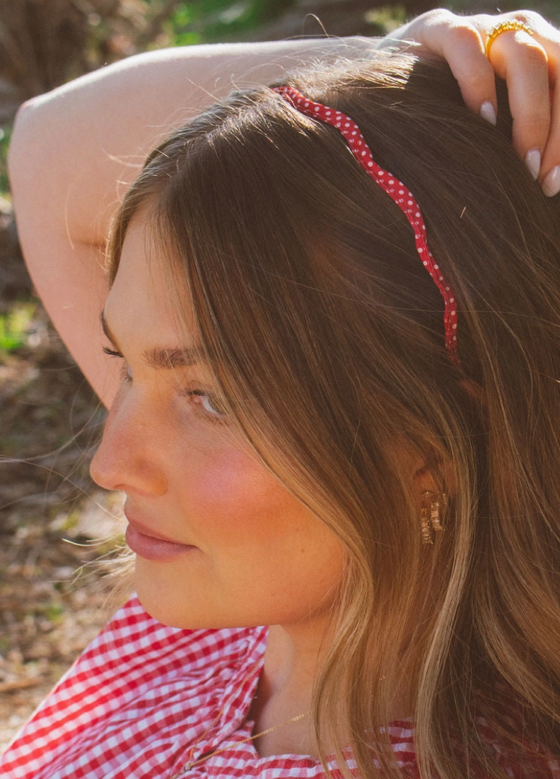 Squiggle Polka Dot Headband