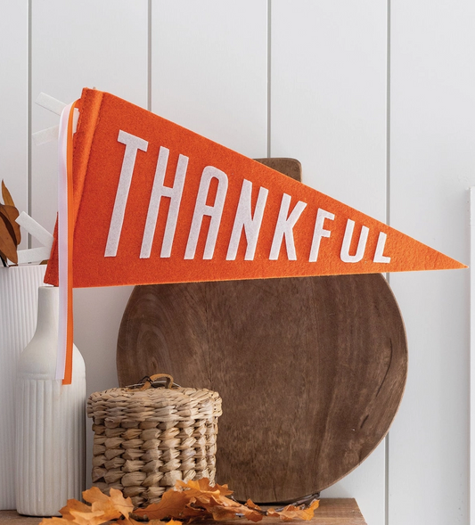 Thankful Felt Pennant