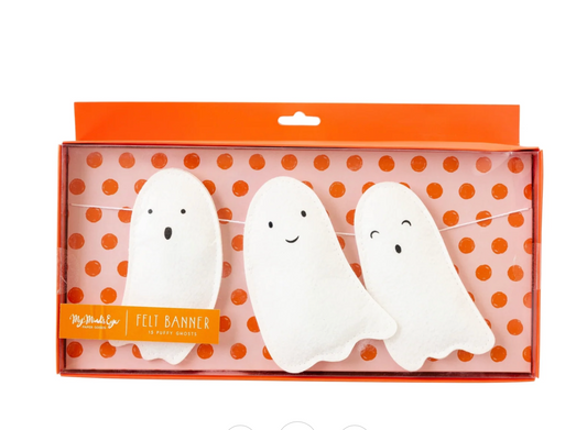 Ghost Puffy Felt Banner