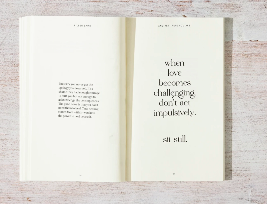 and yet, here you are Book