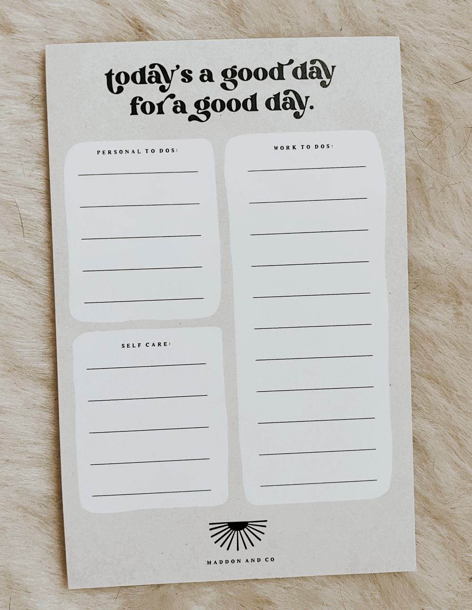 Today Is A Good Day Notepad