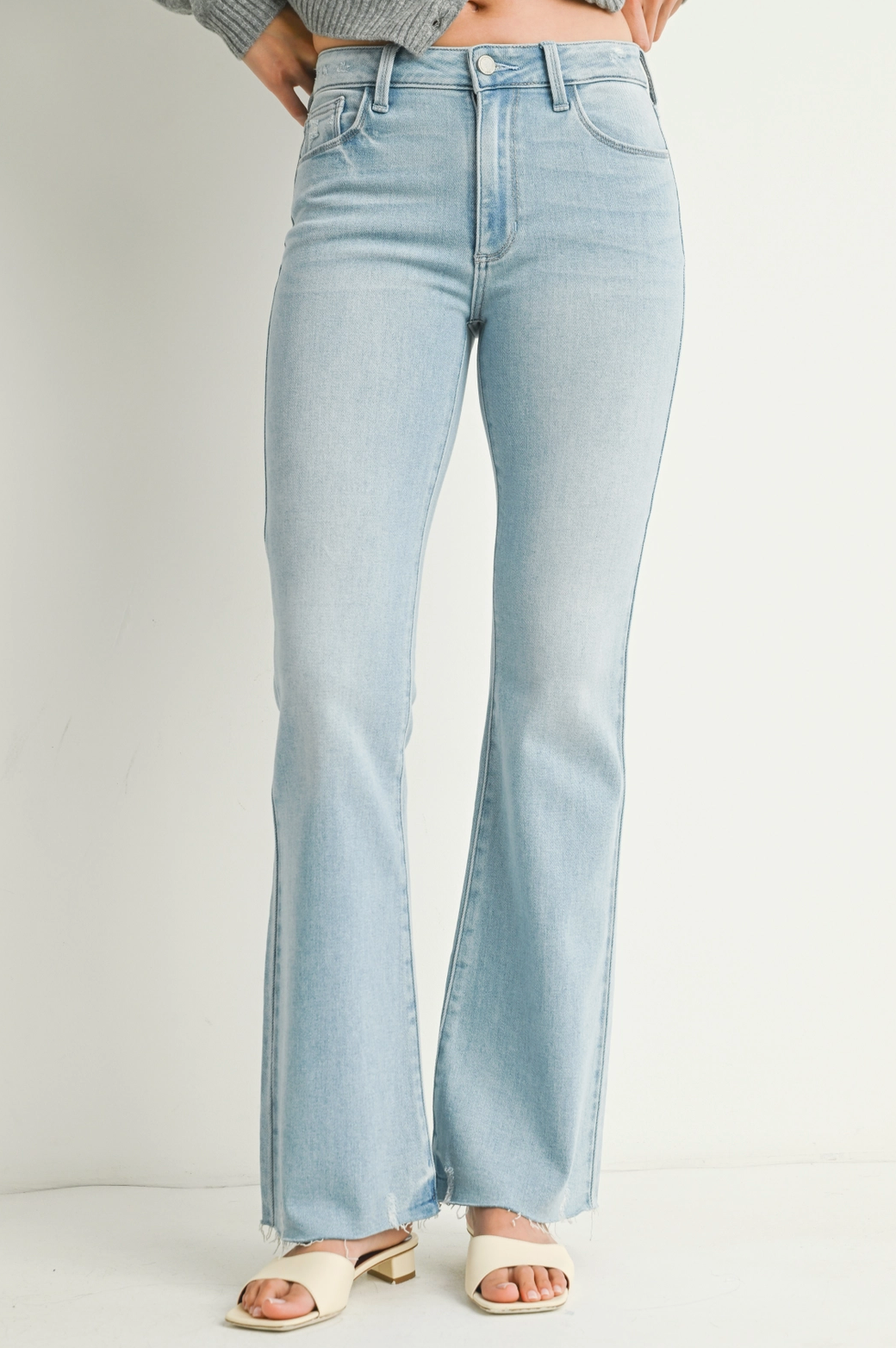 Light Flare Denim Jeans
