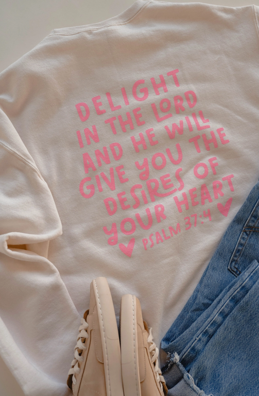 Delight In The Lord Crewneck