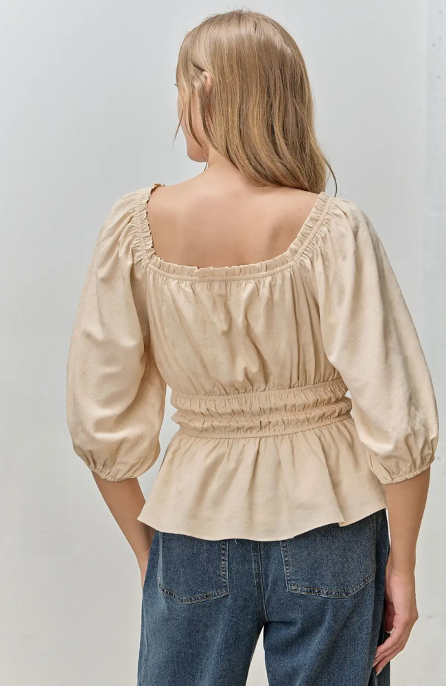 Plus Silk Ribbon Blouse