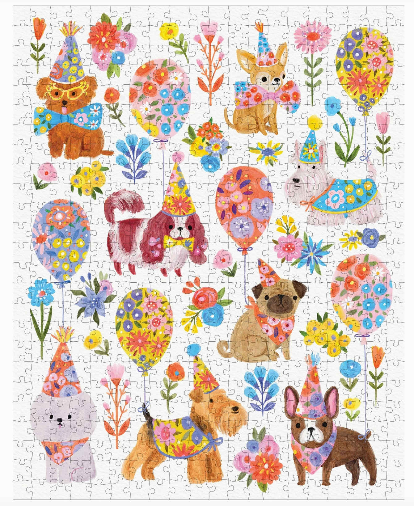 Party Dogs Jigsaw Puzzle